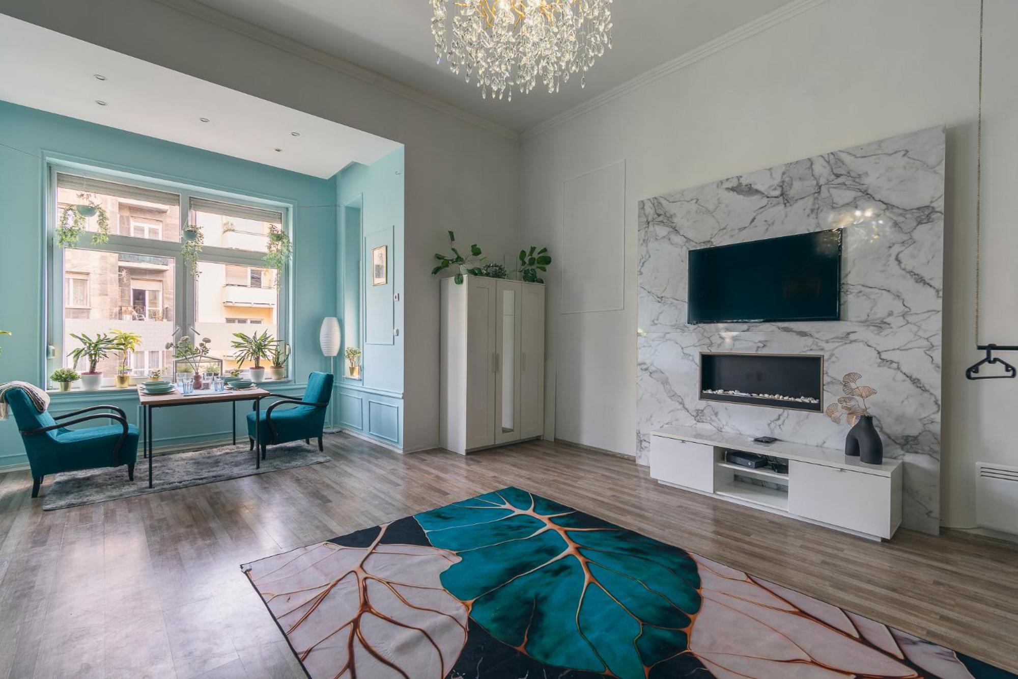 Apartmán Art Deco Designer Luxury At Park, Cultural Center Of Budapest, Newly Renovated